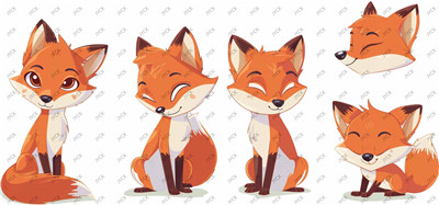 Cartoon animal-H1-0709